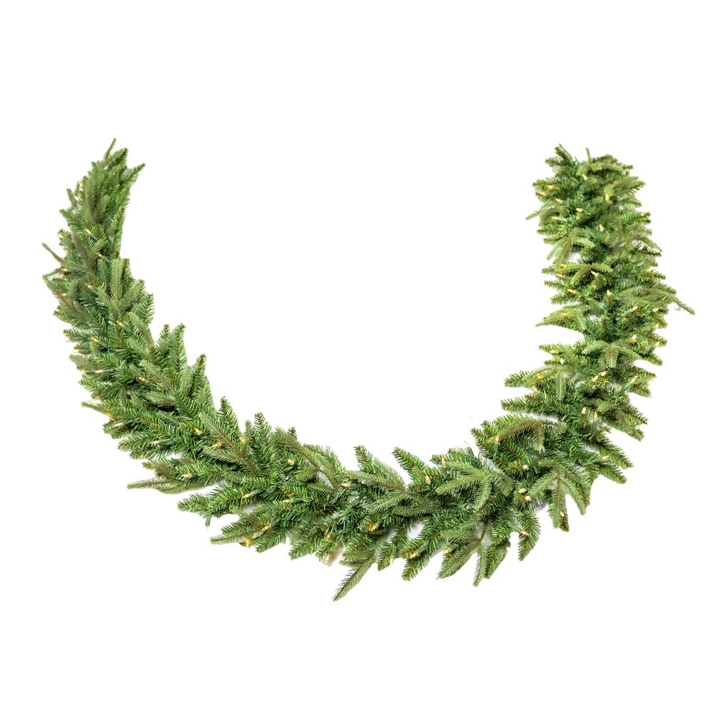 Kurt Adler 9-Foot Pre-Lit Incandescent Grand Fir Garland